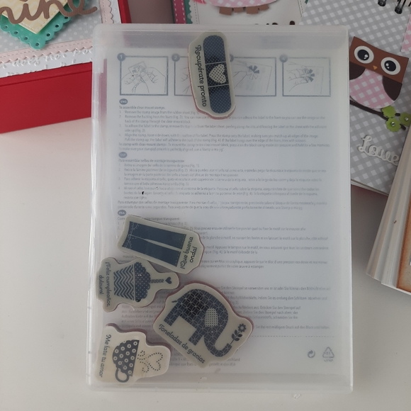 Stampin Up Patrones de Amor Stamp Cling Set - Picture 6 of 7